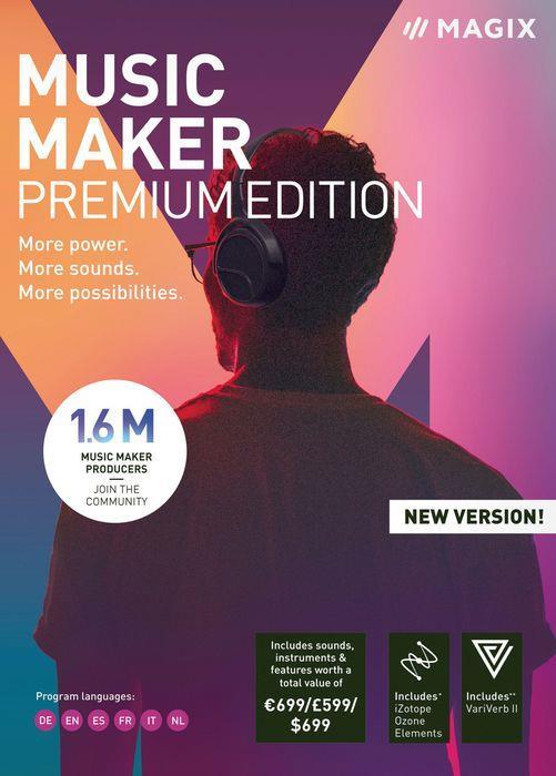 Produktbild Magix Music Maker Premium Edition 2019 (1 User)