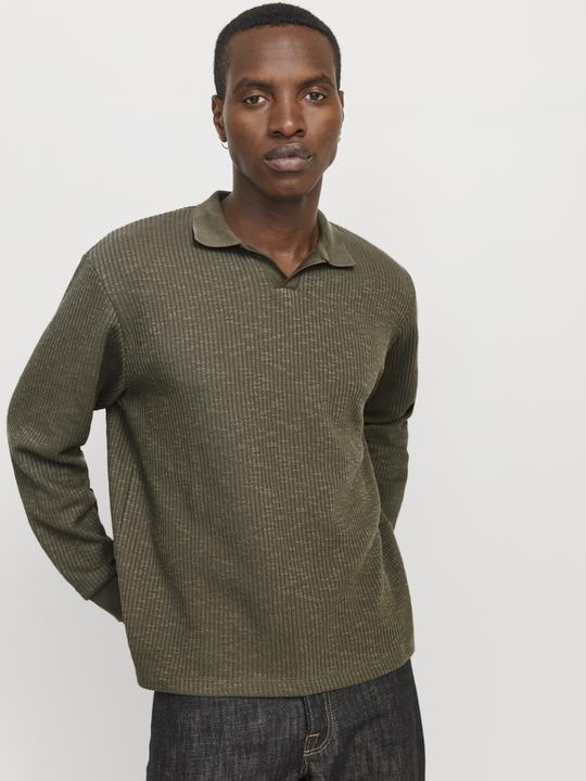 Produktbild Jack & Jones Jorwinter Ottoman Split Neck Styd Aw24 (L)
