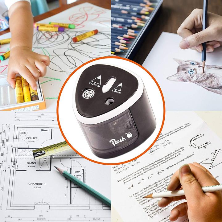 Actual product image Peach Pencil sharpener PO102 electric