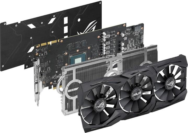Actual product image ASUS GeForce GTX 1070 STRIX O8G GAMING (8 GB)