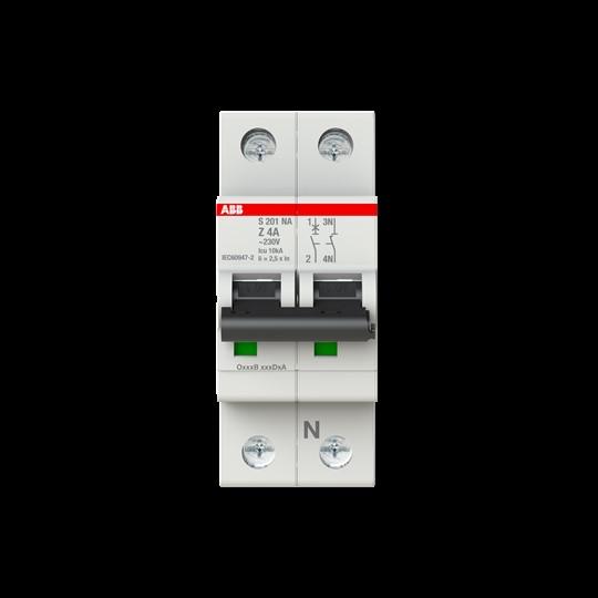 Immagine prodotto ABB S201-Z4NA Interruttore automatico 4A pro M compatto 1 polo+NA