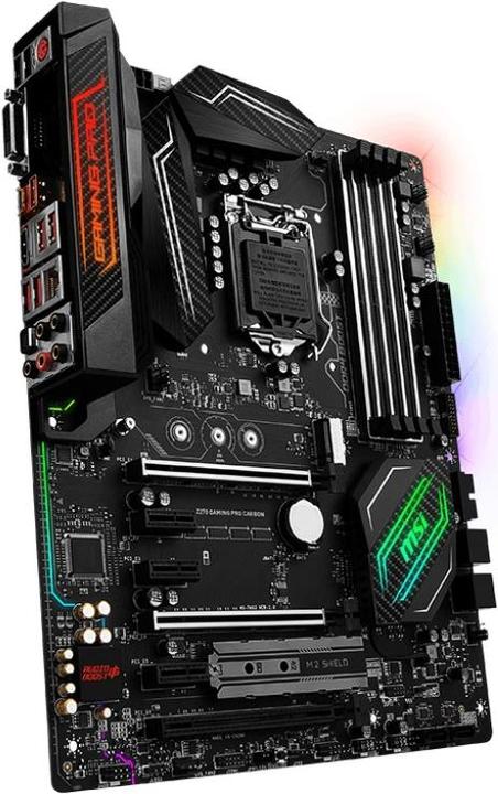Produktbild MSI Z270 Gaming Pro Carbon (LGA 1151, Intel Z270, ATX)