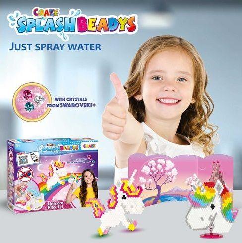 Actual product image Craze Splash Beadys Play Set Unicorn