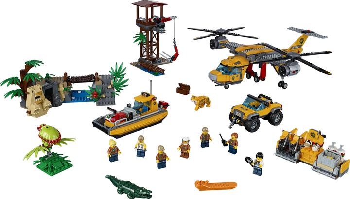 Image du produit LEGO Hélicoptère Jungle Air Drop (60162, LEGO City)