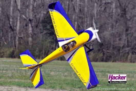 Produktbild Extremeflight-RC Laser 200-60 1524 mm Extreme Flight blau/gelb/weiss (Motorflugzeug)