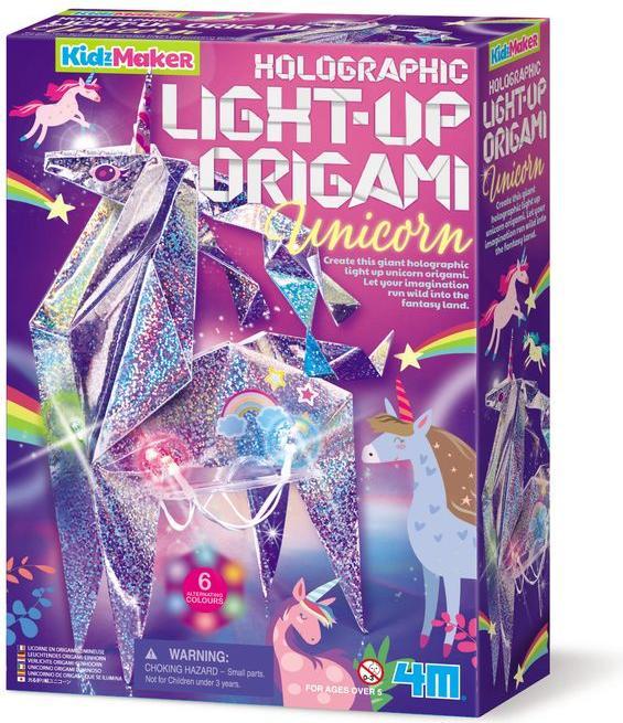 Immagine prodotto 4M DAM KidzMaker: Origami Unicorno luminoso 30 cm