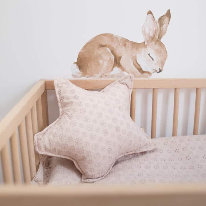Produktbild Babyly Besticktes Kissen Stern Beige