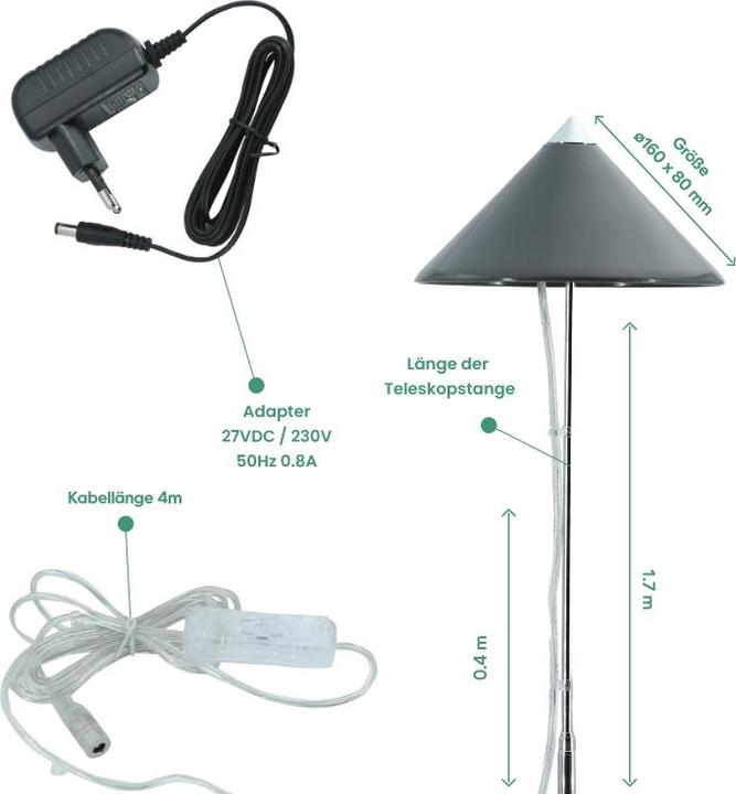 Image du produit Parus by Venso SUNLiTE XL 25 (LED, 230 V)