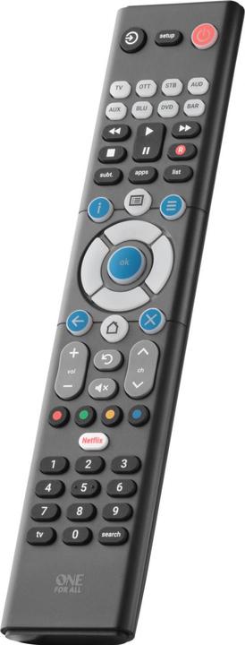 Actual product image One for All URC 1281 Essence 8, black (Universal remote control, Infrared)