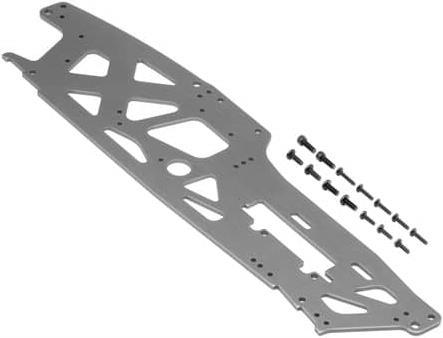 Actual product image HPI TVP Chassis left gray 3mm Savage XL Octane