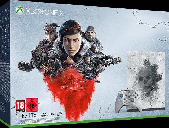 Produktbild Microsoft Xbox One X + Gears 5 Limited Edition (Maracas)