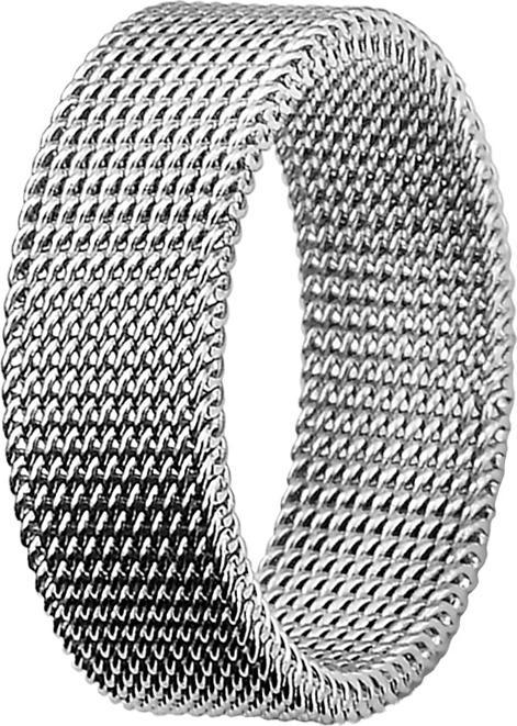 Actual product image Star Piercing Ring silver flexible mesh (Surgical steel 316L)