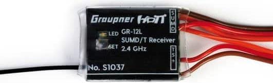Image du produit Graupner Récepteur GR-12L HoTT 2,4 GHz SUMD +T