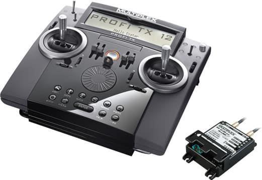Produktbild Multiplex PROFI TX 12 2.4 GHz M-LINK + RX-12-DR pro Empfänger