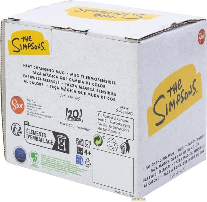 Actual product image Stor The Simpsons - Homer Simpson (325 ml)