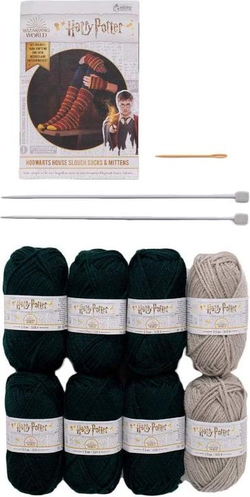 Produktbild Thumbs Up Harry Potter - Slytherin Strick Set Haussocken und Fäustlinge