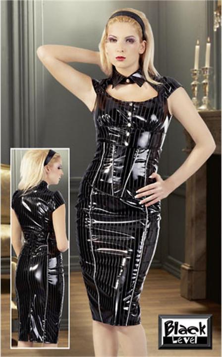 Produktbild Black Level Lack Kleid "Sekretärin" (L)
