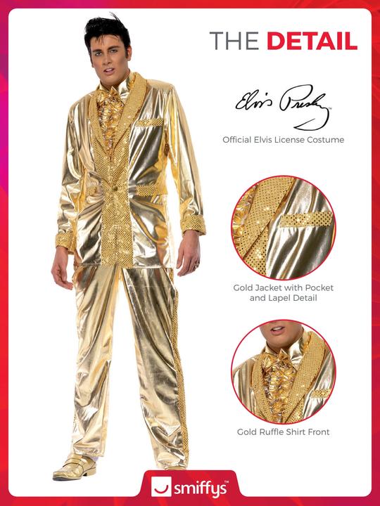 Immagine prodotto Smiffys Costume da Elvis (L)