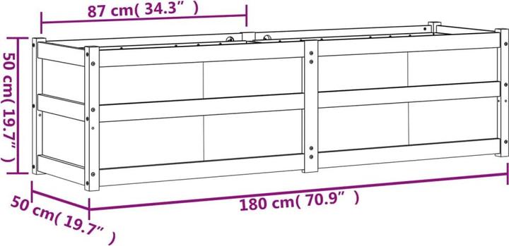 Actual product image VidaXL Planter
