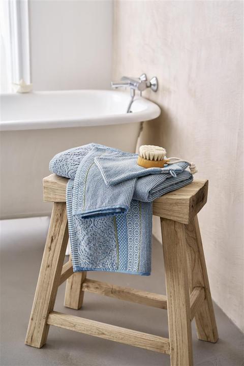 Image du produit PIP Studio Gant de toilette Soft Zellige blue grey 16x22cm (1 pièce)