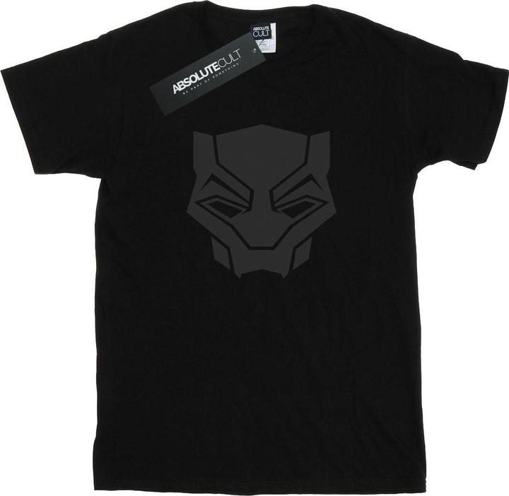 Immagine prodotto Ragazzi Pantera Nera Nero su Nero TShirt (140, 146)