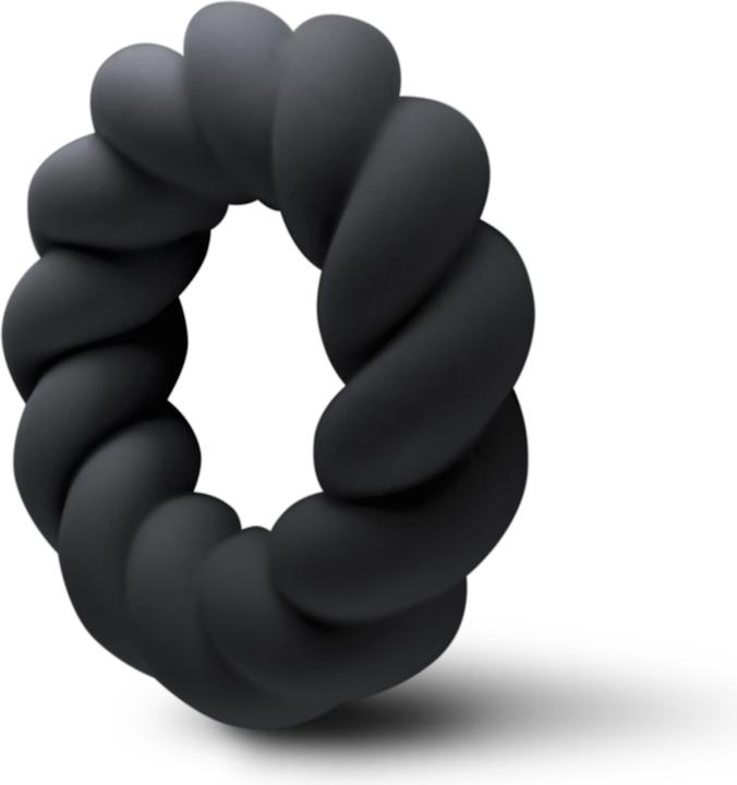 Productafbeelding Rocks-Off Twist - Niet-trillende Cockring - Zwart