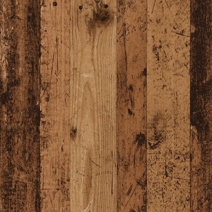 Actual product image VidaXL Wand Nachttisch Nachtschrank Nachtkommode Hängend 2 Stk. Altholz-Optik (46 x 29.5 x 30 cm)
