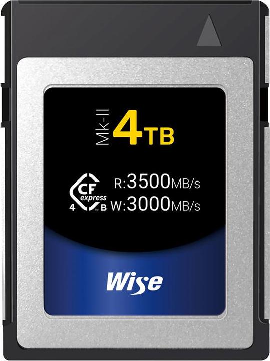 Actual product image Wise CFexpress 4.0 Type B Mk-II 4TB WI-CFX4-B4096M2 (4 GB, CFexpress type B)