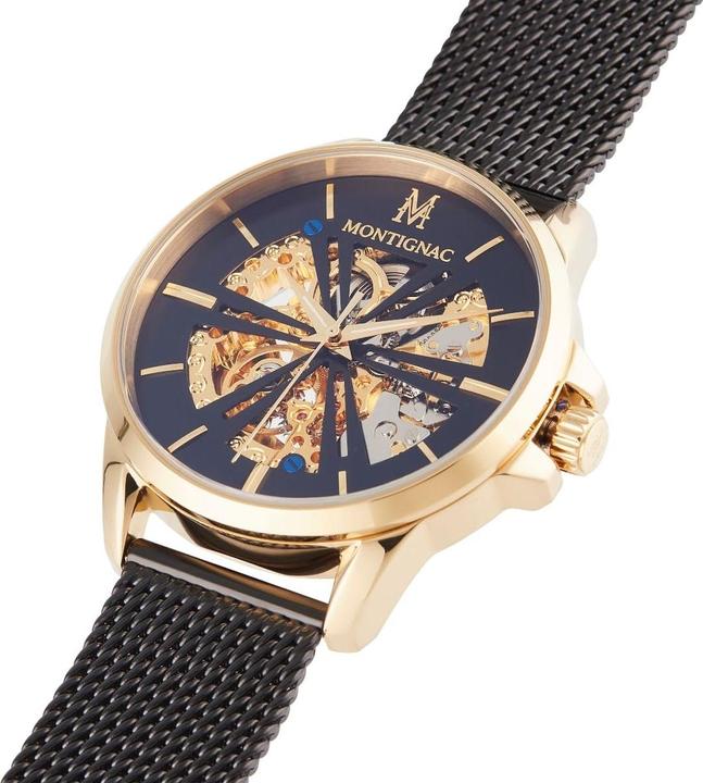 Actual product image Montignac Automatic Watch Round (Skeleton watch, 42 mm)