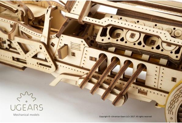 Actual product image Ugears U-9 Grand Prix Car