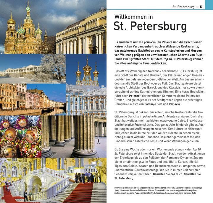 Image du produit Top 10 des guides de voyage à Saint-Pétersbourg