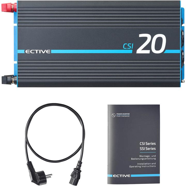 Immagine prodotto Ective CSI 20 Sinus-Wechselrichter 2000W 24V mit Netzvorrangschaltung und Ladegerät (CH-Stecker)