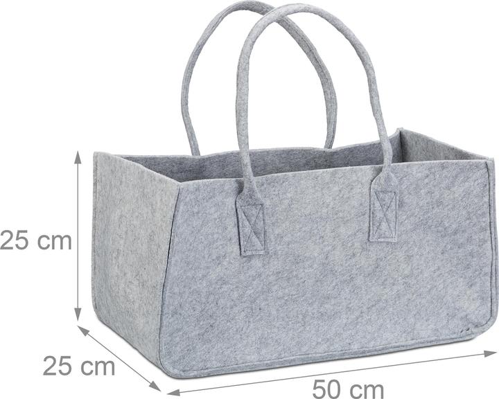 Immagine prodotto CU Borsa per la legna da ardere (25 x 50 x 25 cm)