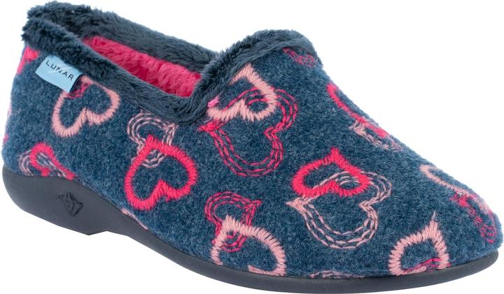 Lunar Hausschuhe Jolly Herzen (37)