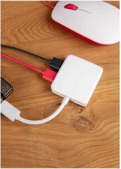 Actual product image Raspberry Pi Official USB 3.0 hub (USB-A, 4 Ports)