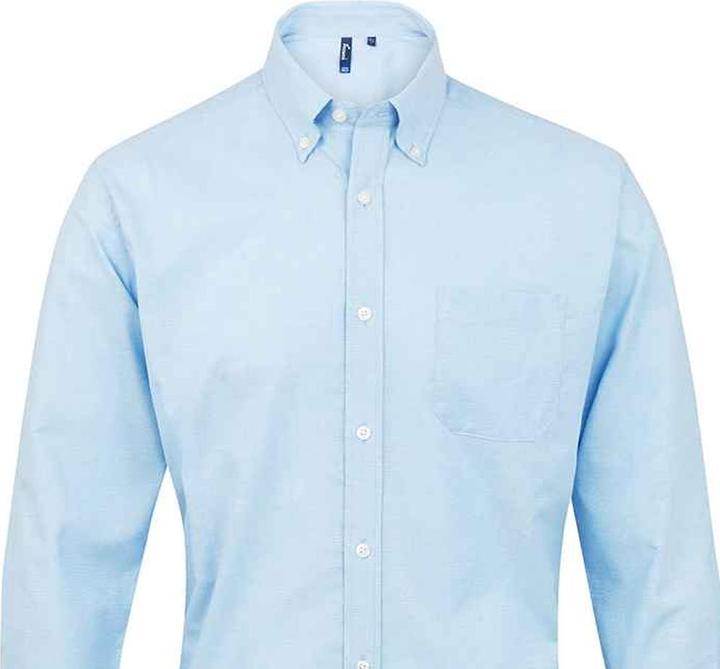 Actual product image Premier Mens Signature Oxford Long-Sleeved Shirt (58)