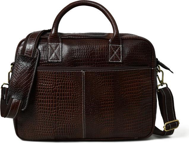 Image du produit Only-Bags.Store Porte-documents en cuir Laurent- Marron foncé