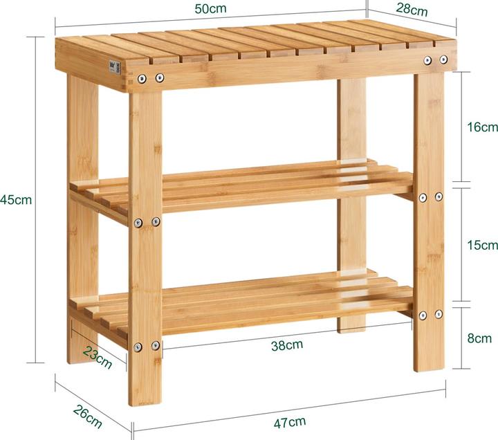 Immagine prodotto SoBuy Portascarpe (50 x 29 x 45 cm)