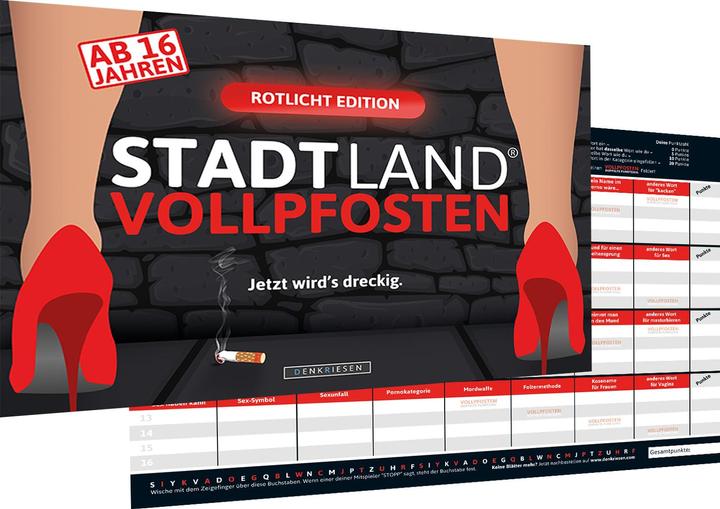 Image du produit Denkriesen Stadt Land Vollpfosten - Maintenant ça devient sale (Allemand)