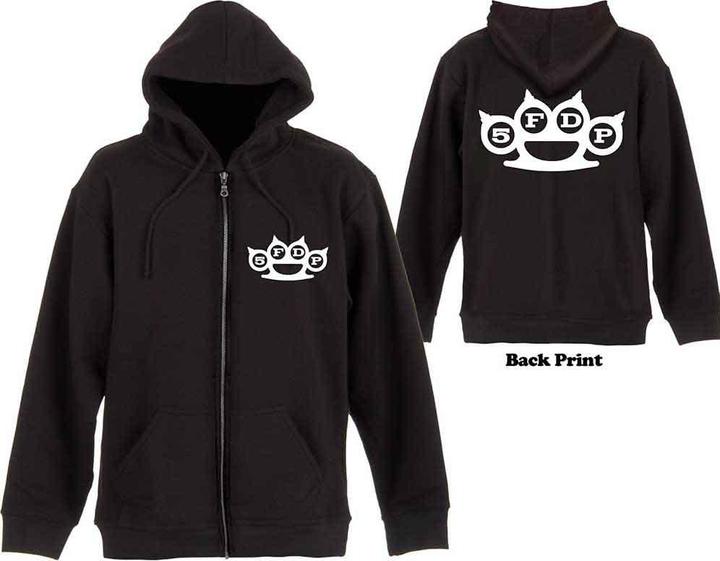 Produktbild Five Finger Death Punch Knuckles Back Print (Zipper-Hoodie) (XL)
