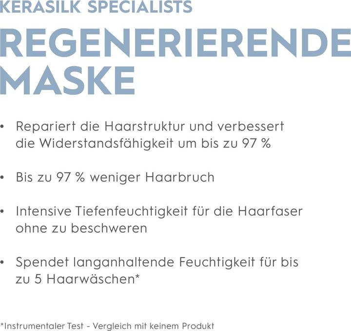 Nährwerte und Zutaten Kerasilk Specialist - Recovery Mask (50 ml)