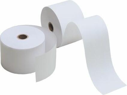 Kores Cash register rolls, 37 mm x 8 m x 12 mm, wood-free, white Addition rolls, core: 12 mm, 60 g/sqm