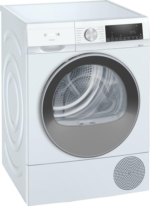 Actual product image Siemens WQ 33 G2 DG0 Heat Pump Dryer A+++ 8kg white (8 kg, Right)