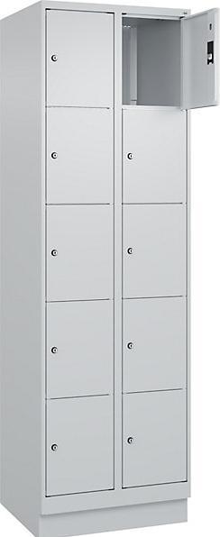 Immagine prodotto C+P Armadio a scomparti 2 scomparti ciascuno5 scomparti h.grigio