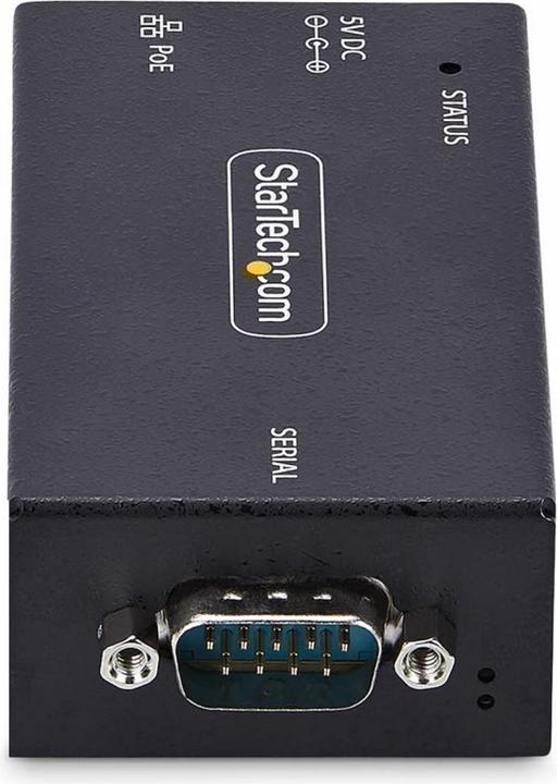 Produktbild StarTech com I13P-SERIAL-ETHERNET, IEEE 802.3af, IEEE 802.3i, IEEE 802.3u, 0 - 60 °C, -20 - 75 °C, 5