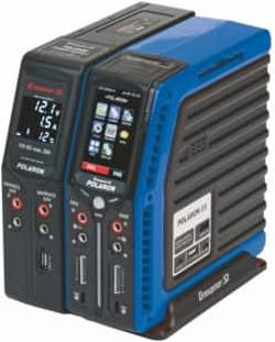 Produktbild Graupner Ladegerät AC/DC POLARON EX Combo, blau mit DOCKING SMPS Netzteil