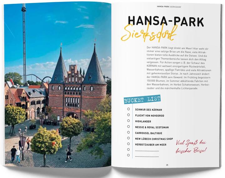 Produktbild GuideMe Travel Book Die 30 besten Freizeitparks Deutschlands – Reiseführer (Deutsch, Stefan, Andter, 2023)