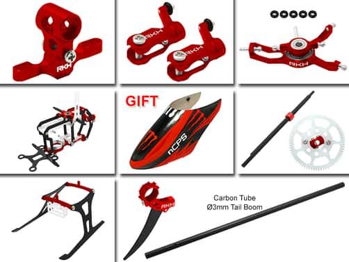 Produktbild Rakon CNC Advanced Upgrade Kit (rot) - Blade Nano CP S
