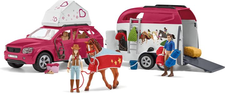 Produktbild Schleich Abenteuer mit Auto und Pferdeanhänger