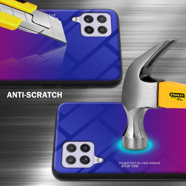 Actual product image Cadorabo TPU 2 colors glass envelope (Samsung Galaxy M22, Samsung Galaxy A22, Samsung Galaxy A32)